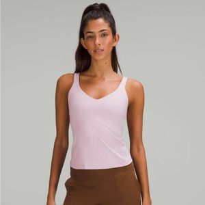 Lululemon Alight Waist-length Tank Top 🩷Pink Peony🩷 ➡️swipe for my pics➡️